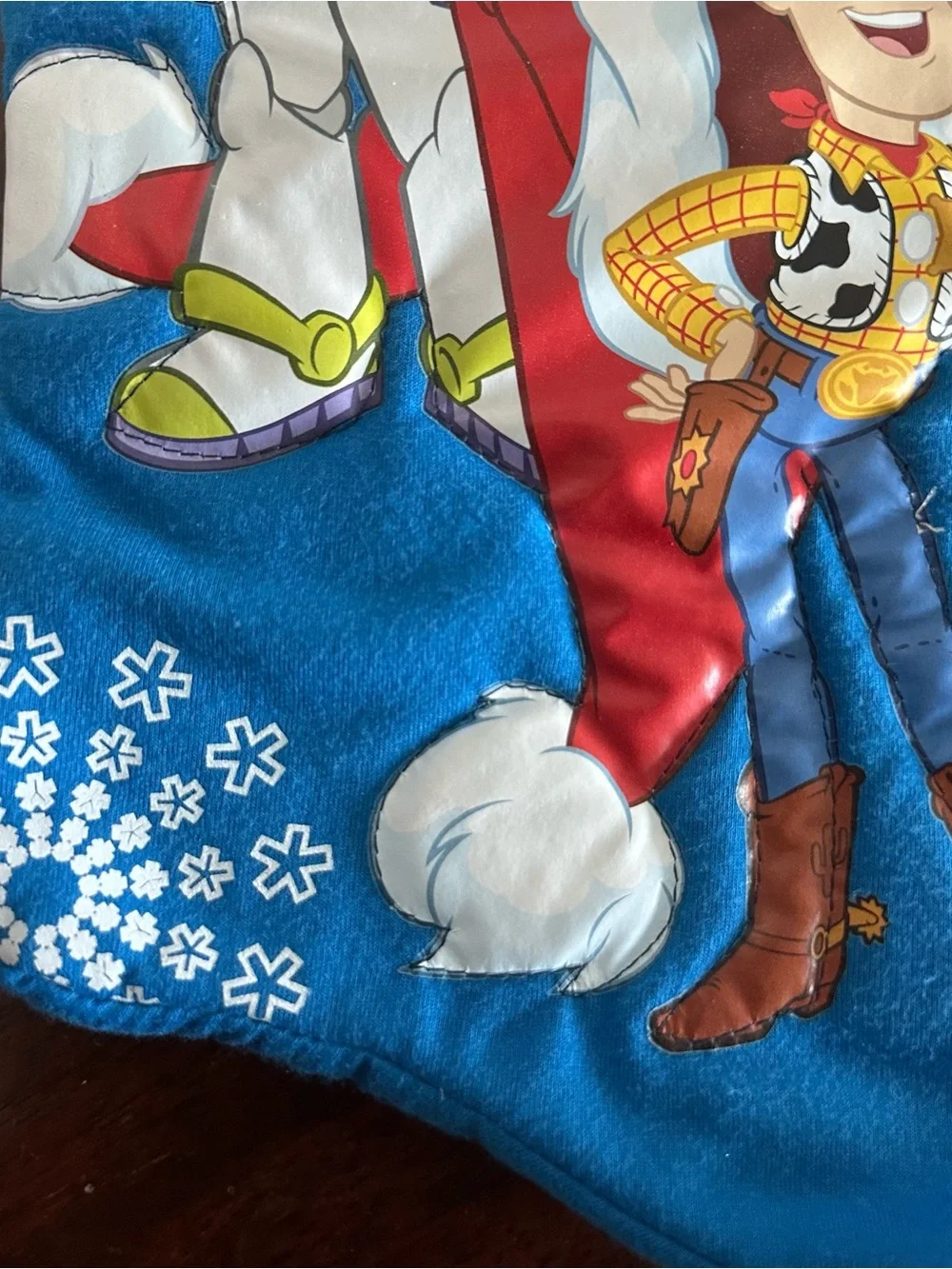 Woody & Buzz Disney Pixar Toy Story Christmas Happy Holidays Stocking 18”